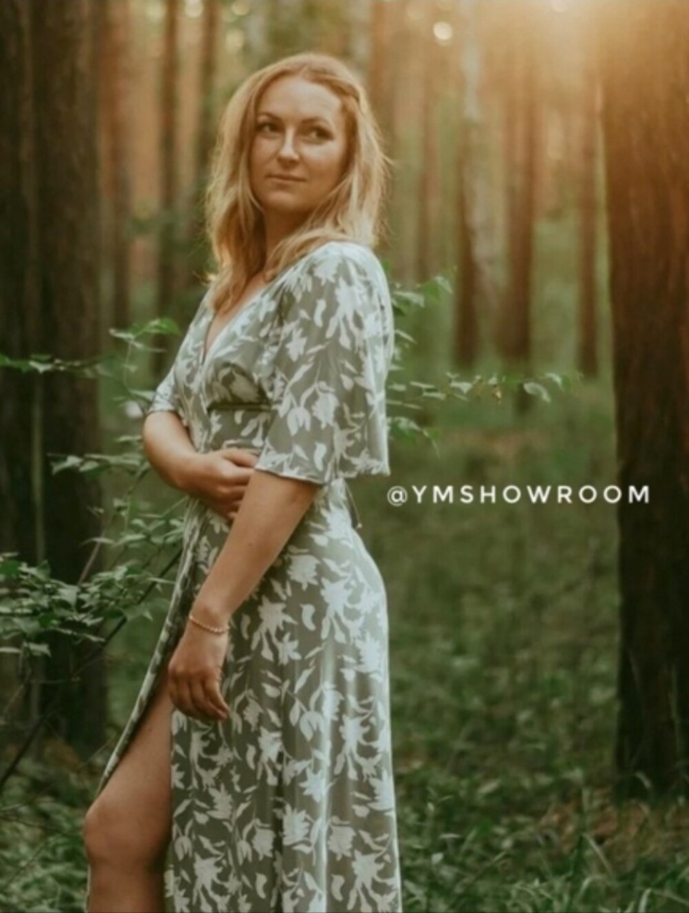 MANGO wrap Dress